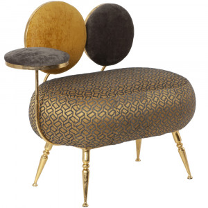 14041 Банкетка Пьяно Люкс Голд BOGACHO