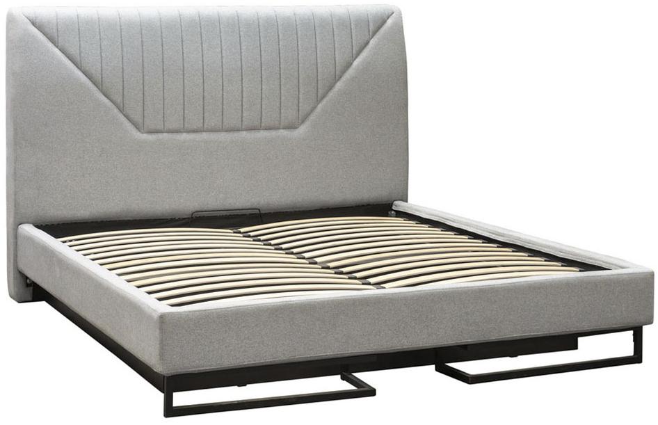 30647 Кровать с ортопедическим основанием и ящиком 1.4 Loft Alberta Стоун R-HOME 401720456h_Стоун - Вид №2