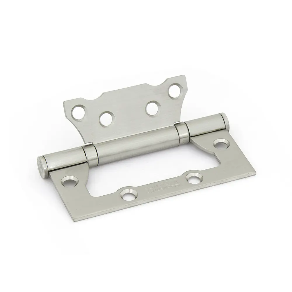 Петля без врезки E-2BB-100 цвет матовый никель ФАБРИКА ЗАМКОВ STLM-2084684