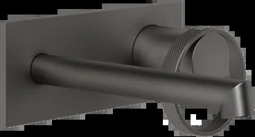 Смеситель для умывальника 63388 707 Gessi Anello ЧЕРНЫЙ МЕТАЛЛ BR. PVD