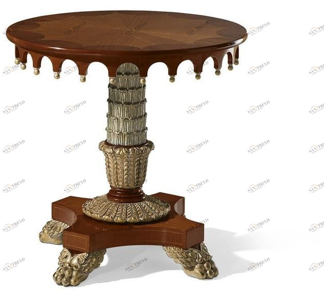 OAK Журнальный столик из цитронье, розового дерева и красного дерева Galleria sun-id-1460180