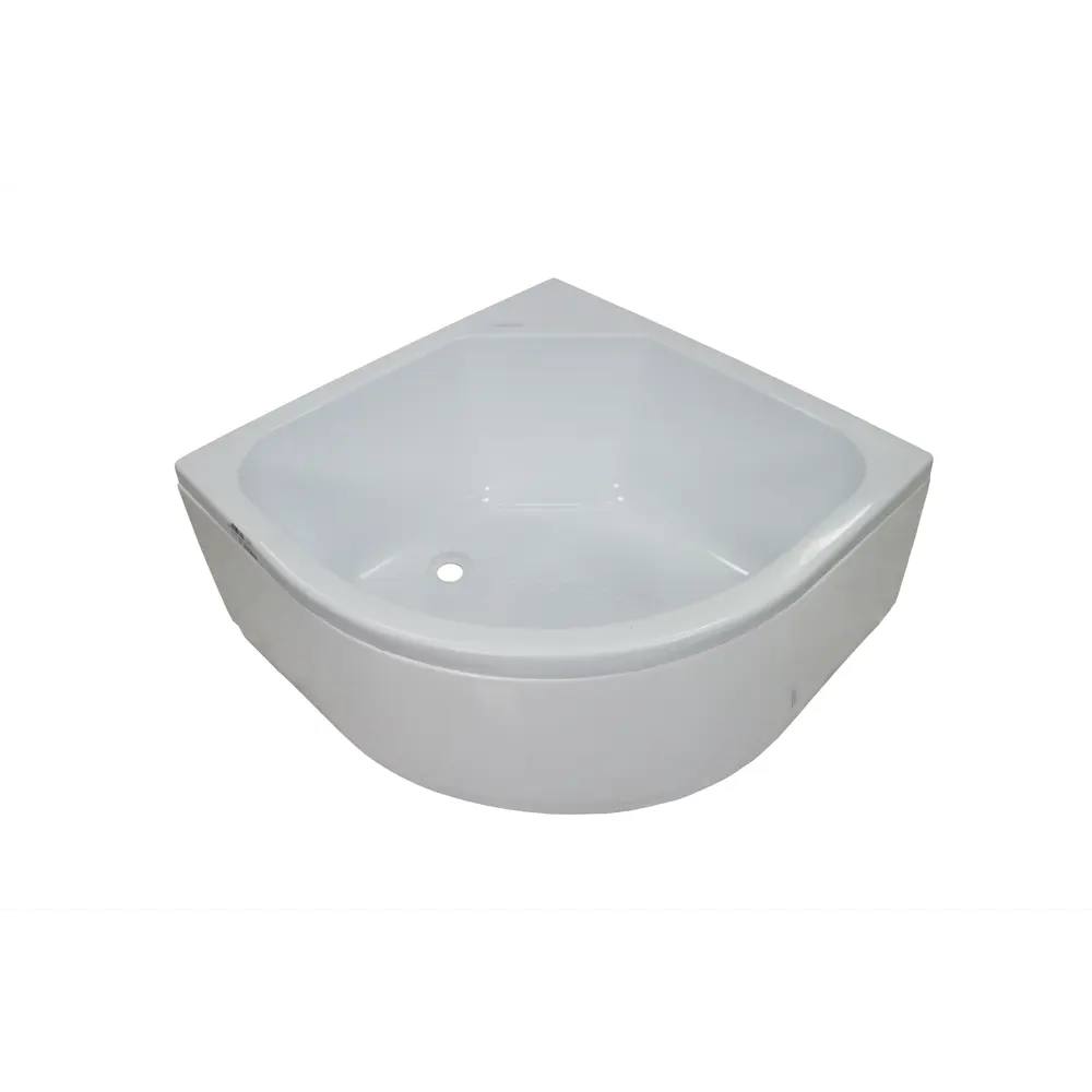 Душевой поддон акрил 1/4 круга 90x90 см в комплекте сифон каркас и фронтальная панель Santreyd ПД STLM-2081422