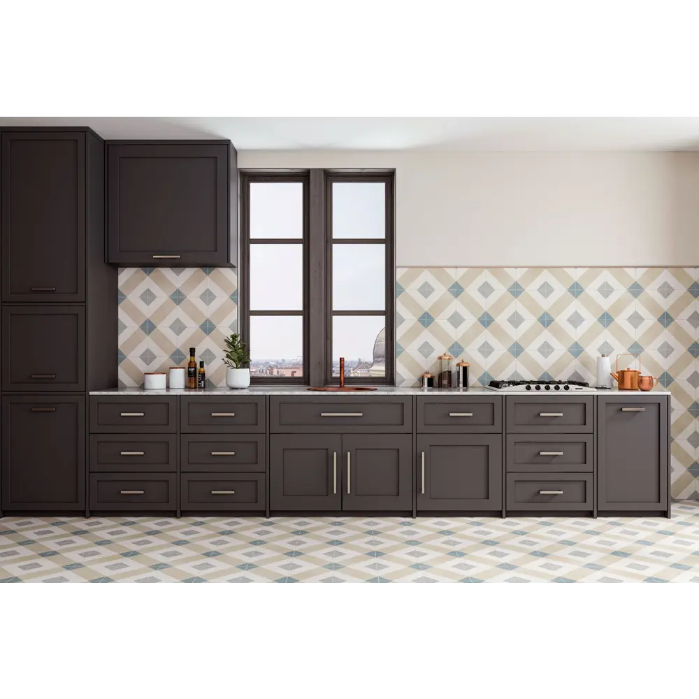 Глазурованный керамогранит Geometric 45x45 см 1 м² матовый цвет бежевый Santreyd Timeless STLM-2104918 - Вид №2