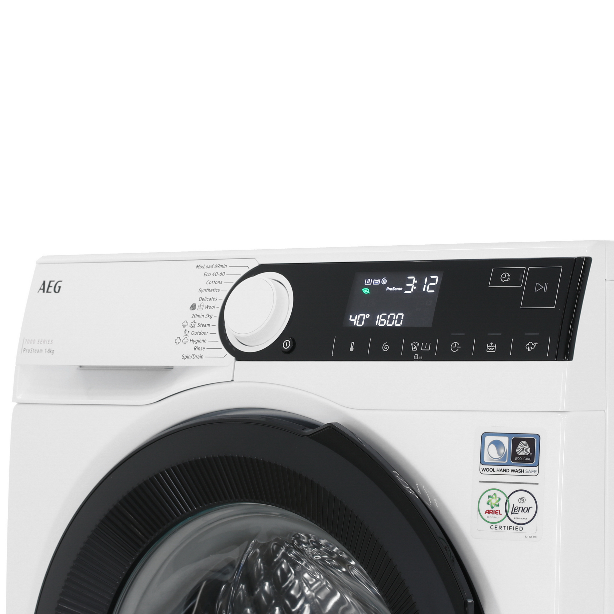 9120470 Стиральная машина AEG LFR73864BE белый STDN-0045677 - Вид №3