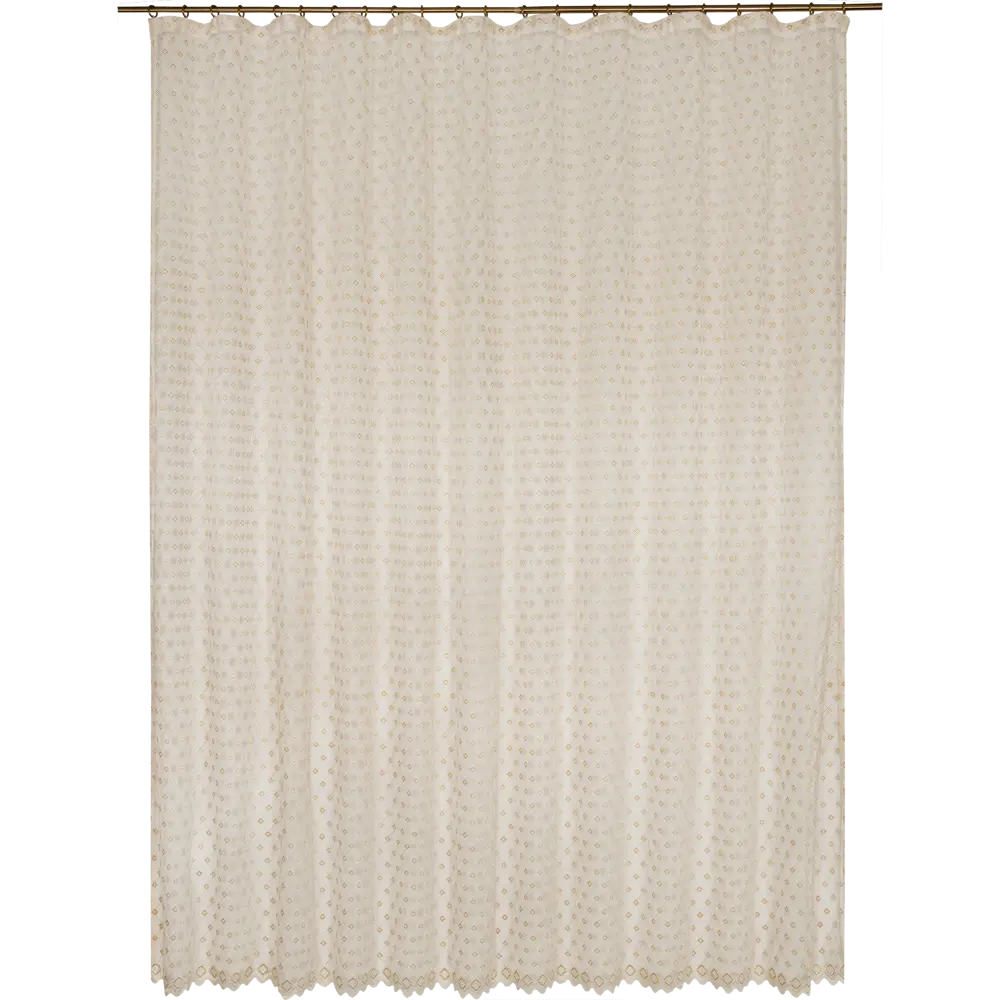 Тюль на ленте «Сетка», 300х270 см, мотивы, цвет бежевый ТОРГОВЫЙ ДОМ ТЕКСТИЛЬ STLM-2024419