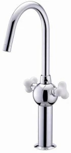 JUSTIME Смеситель для кухни из латуни с 1 отверстием и поворотным изливом Story