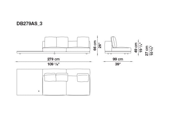 Кожаный диван B&B Italia док ARCH-00106863 - Вид №74