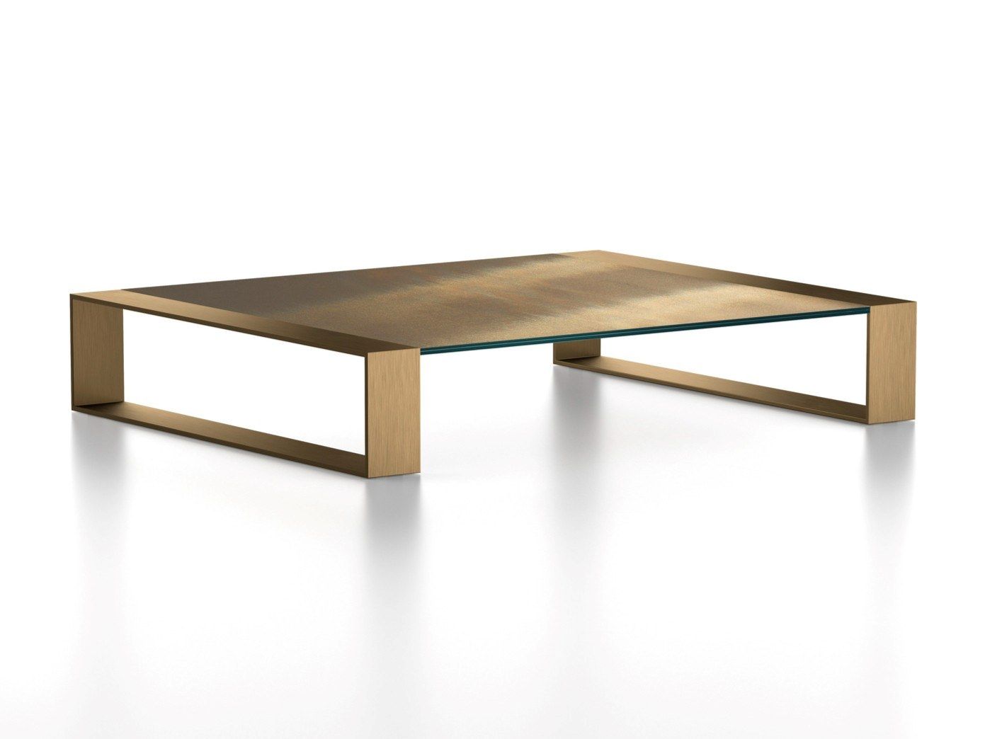 Журнальный столик из стали и хрусталя F.lli Orsenigo Кольцо ARCH-00104132