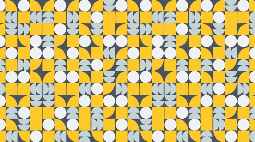 Baboon Моющиеся геометрические виниловые обои Pattern sun-id-1366007 - Вид №4