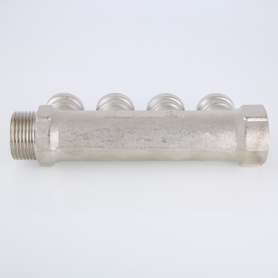 VTc.550.N.0504 Коллектор с внутренней резьбой Valtec 3/4", 4 х 1/2"  - Вид №4