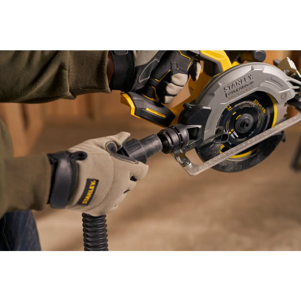 Циркулярная пила аккумуляторная Stanley Fatmax SFMCS550B-XJ, 18 В, 190 мм, без АКБ и ЗУ STLM-2064637 - Вид №17