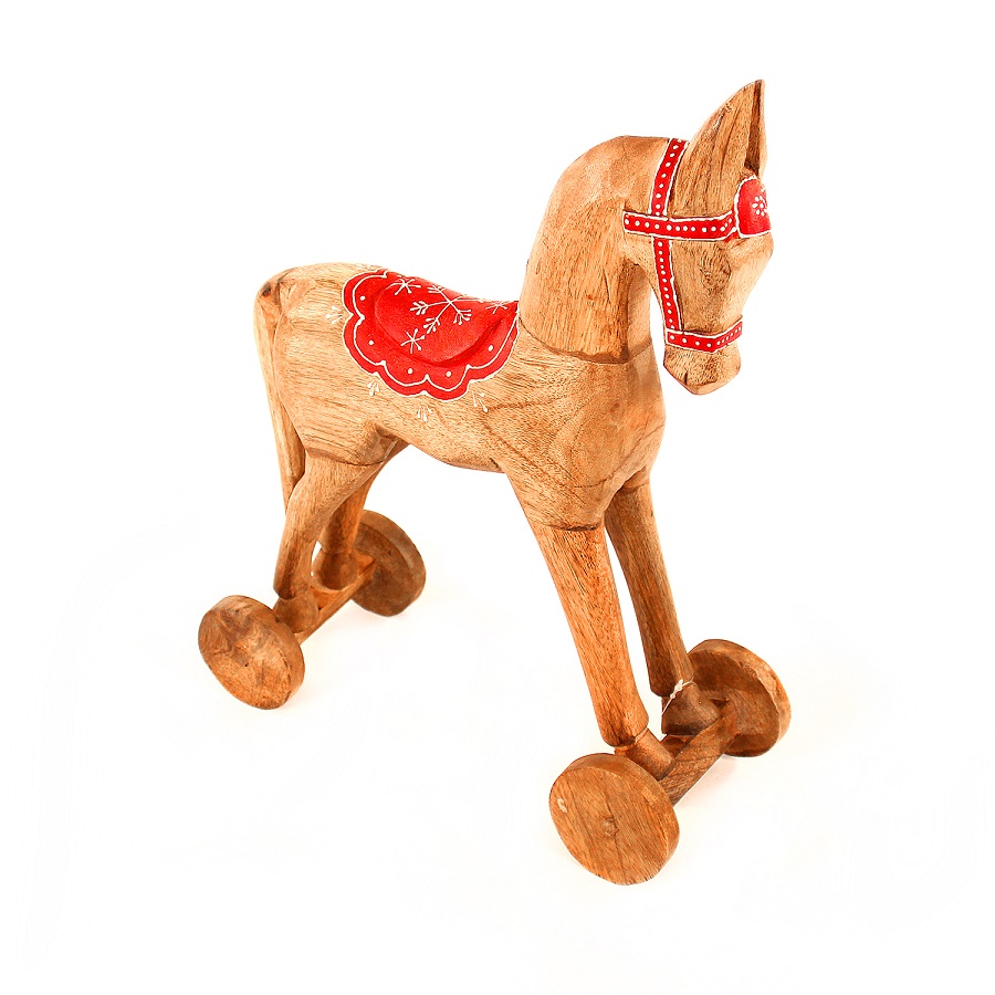 en_ny0004 Декоративная лошадка christmas horse, 40х30х13 см EnjoyMe  - Вид №1