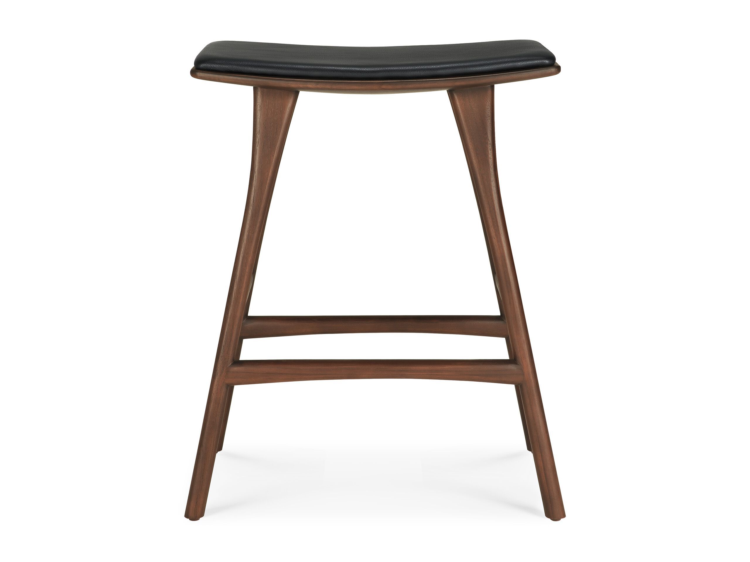 Кухонный стул из тикового дерева с мягким сиденьем Ethnicraft кость ARCH-00059680 - Вид №1