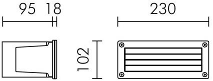 SIMES Настенная лестница из литого под давлением алюминия Brique sun-id-1376898 - Вид №15
