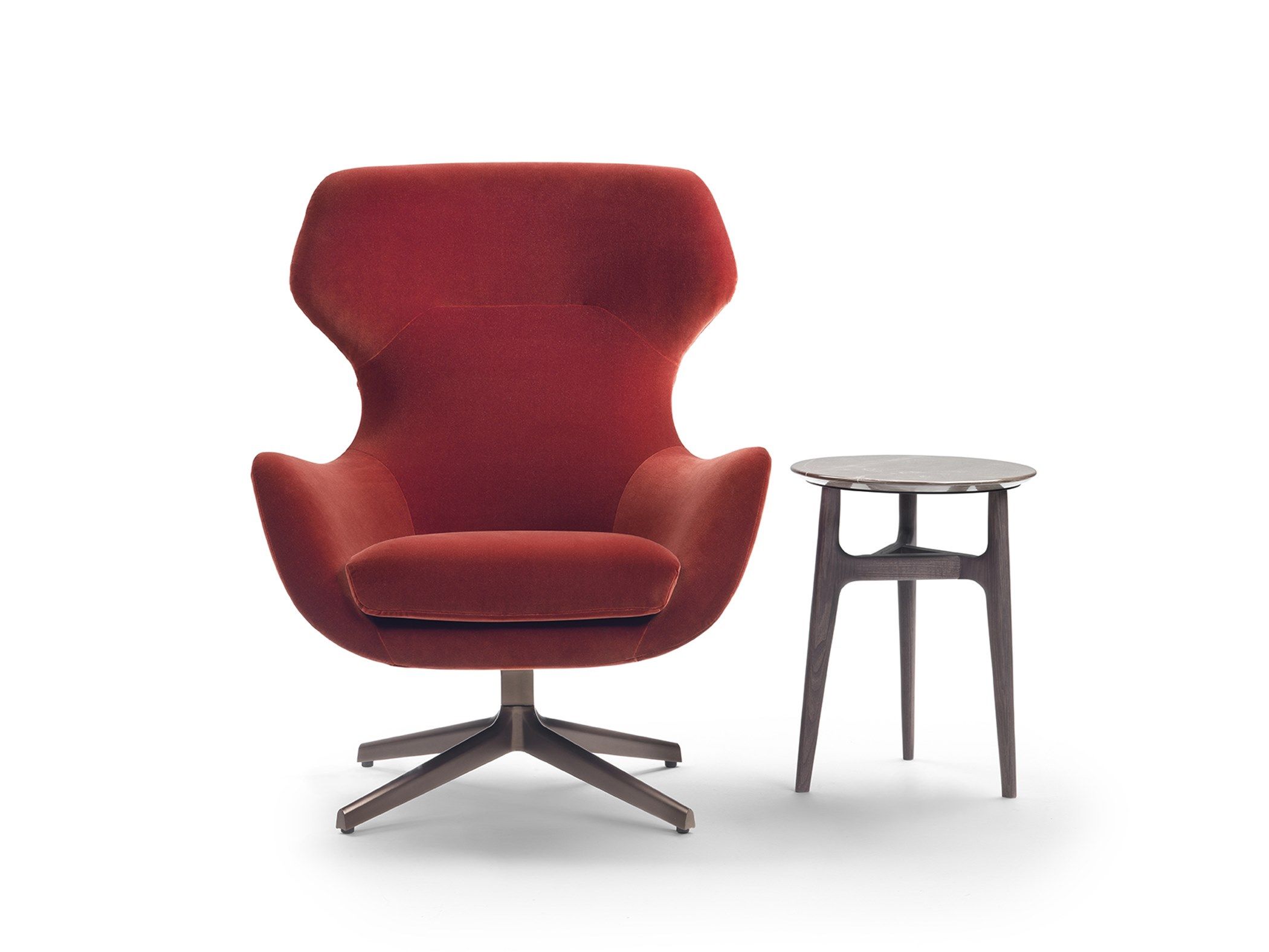 Спицевое вращающееся кресло с подлокотниками Marelli BRERA ARCH-00121414 - Вид №2