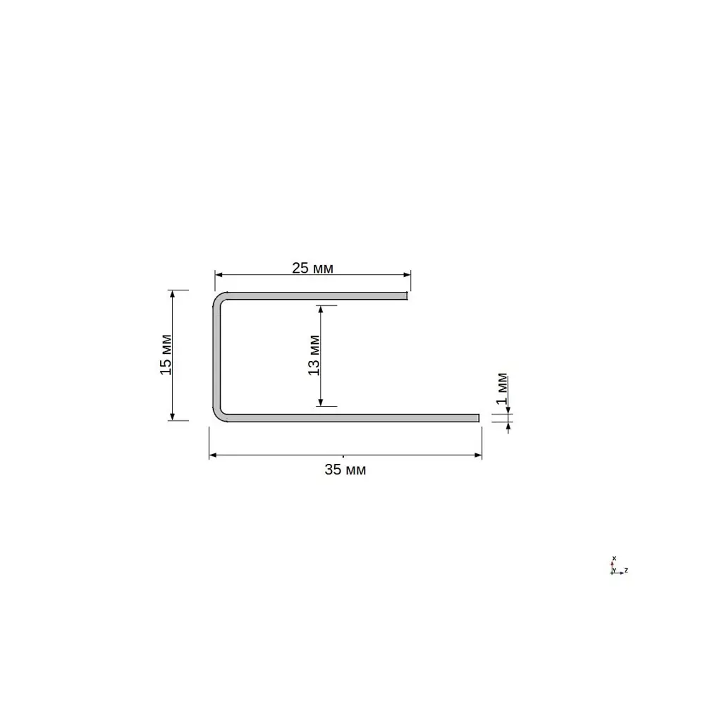 Профиль ПВХ 12x25x2700 мм цвет платан 89346071 STLM-2096356 POLIPLAST  - Вид №2