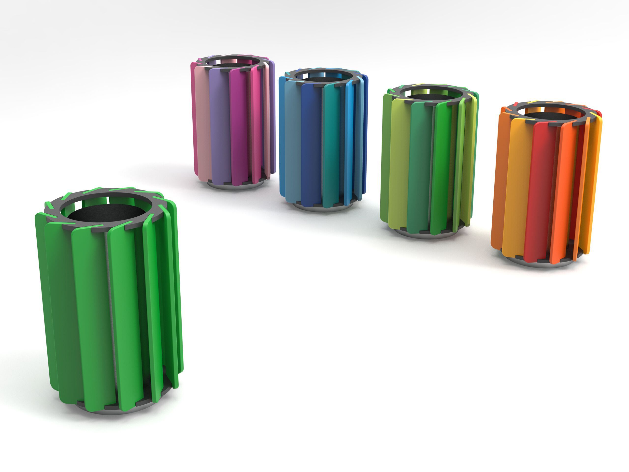 Наружные полиэтиленовые стойки для мусора Donye GIRANDOLA ARCH-00050658