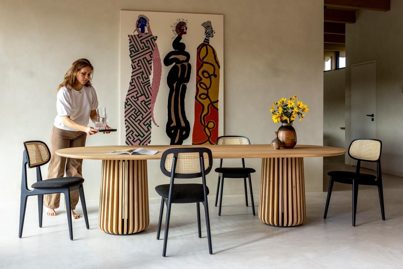 Овальный дубовый стол Vincent sheppard MARU ARCH-00095280 - Вид №1