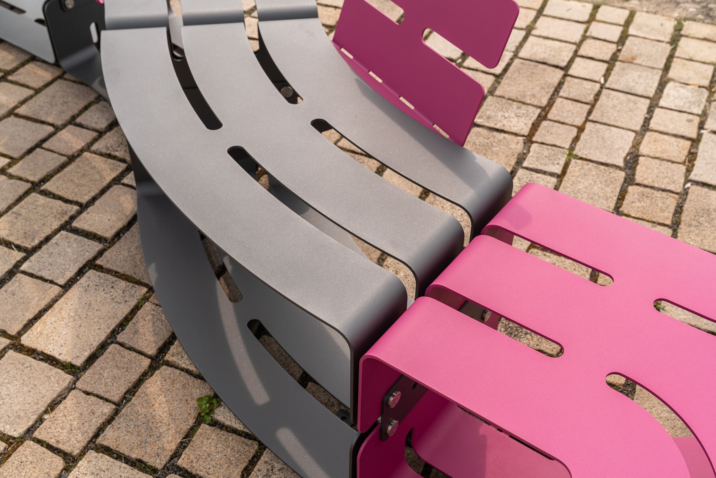 Модульная изогнутая скамья из нержавеющей стали BENKERT BANKE LINESCA ARCH-00096988 - Вид №2