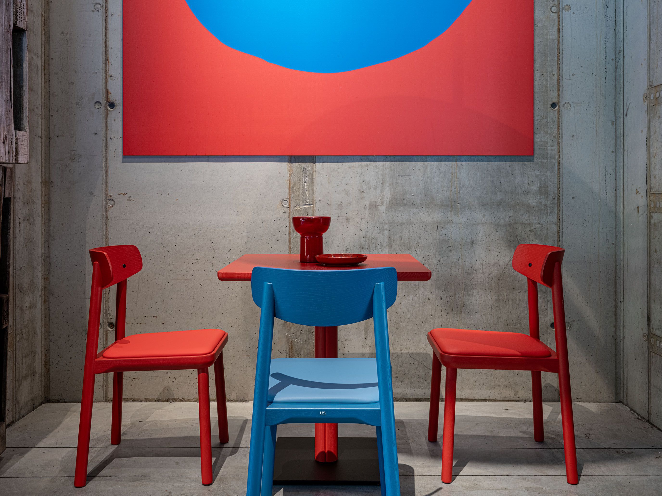 Стул из ясеня с мягким сиденьем SIPA Isa ARCH-00095431 - Вид №10