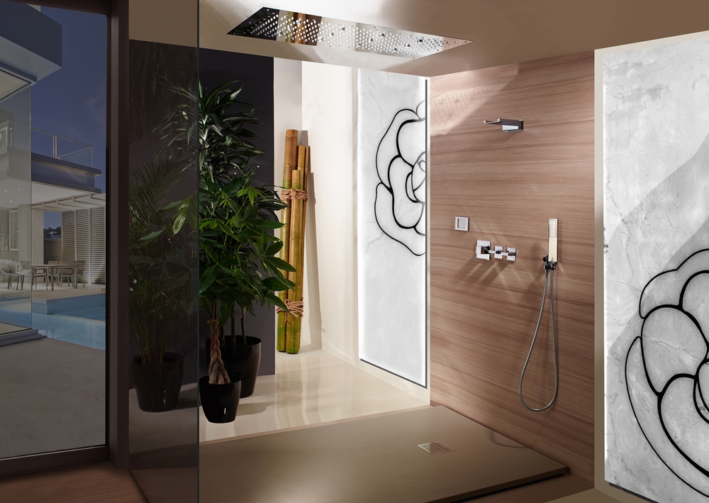 E88500 Потолочный & настенный душ Bocca Cascata XL BOSSINI  - Вид №6