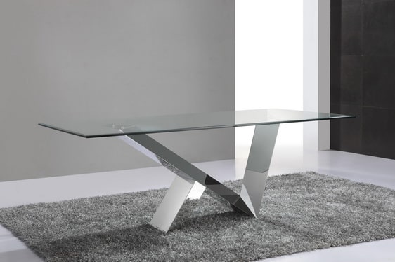 063127 Стол обеденный CT998 стеклянный прямоугольный 200см Angel Cerda  - Вид №3