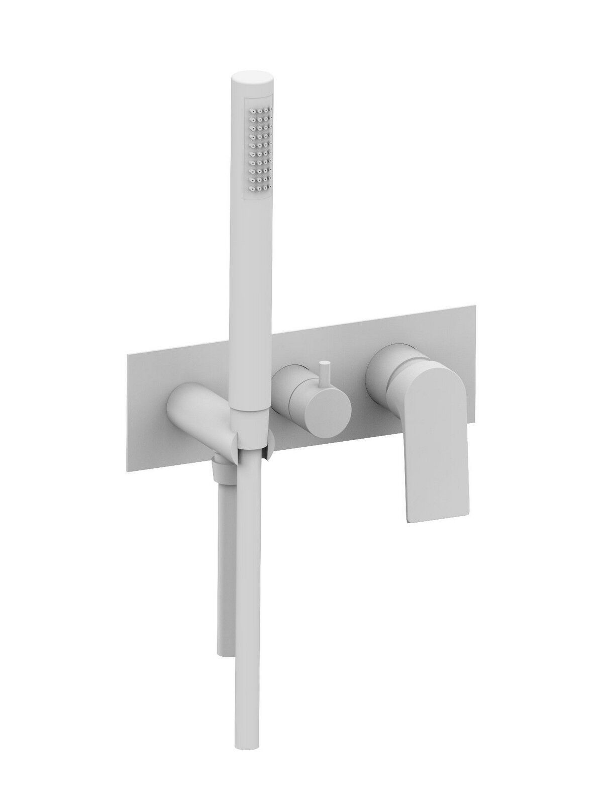 Однорычажный смеситель для душа с 3 отверстиями и ручным душем Rubinetterie Frattini отдельная эстетика ARCH-00018219 - Вид №8