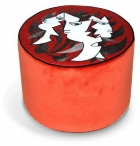 Roche Bobois Круглый пуф из ткани Jean cocteau