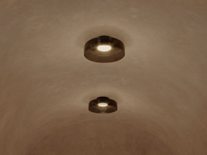 Стеклянный светодиодный потолочный светильник