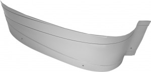 Б01236 Панель лицевая LOVE 185 R/L 1 Marka