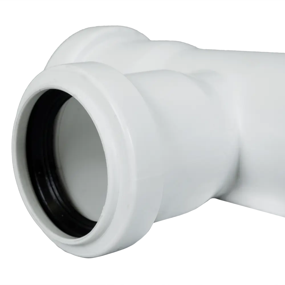 Тройник канализационный EQUATION 50×40 мм с шумопоглощением 81952608 STLM-0014886 - Вид №1