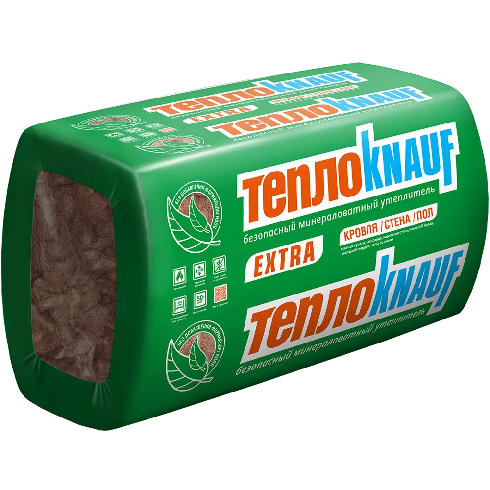 Утеплитель ТеплоKnauf Стена Экстра 50 мм рулон 1x0.6 м 6 м² 87404622 STLM-2134804 