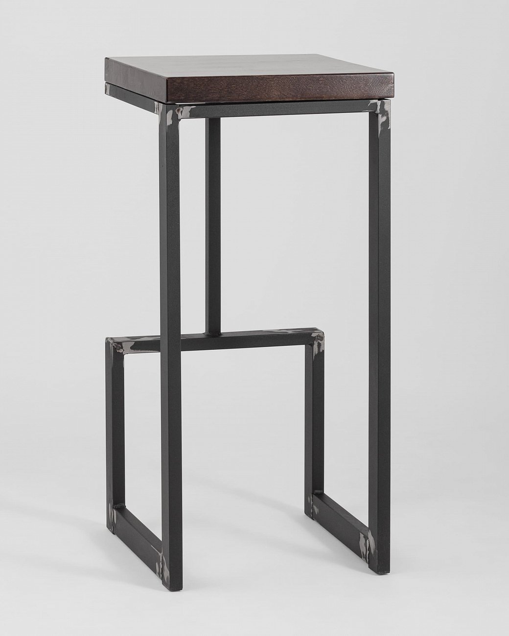 Полубарный стул коричневый с деревянным сиденьем "Альтрон" STOOL GROUP  00-3945993 Коричневый  - Вид №5