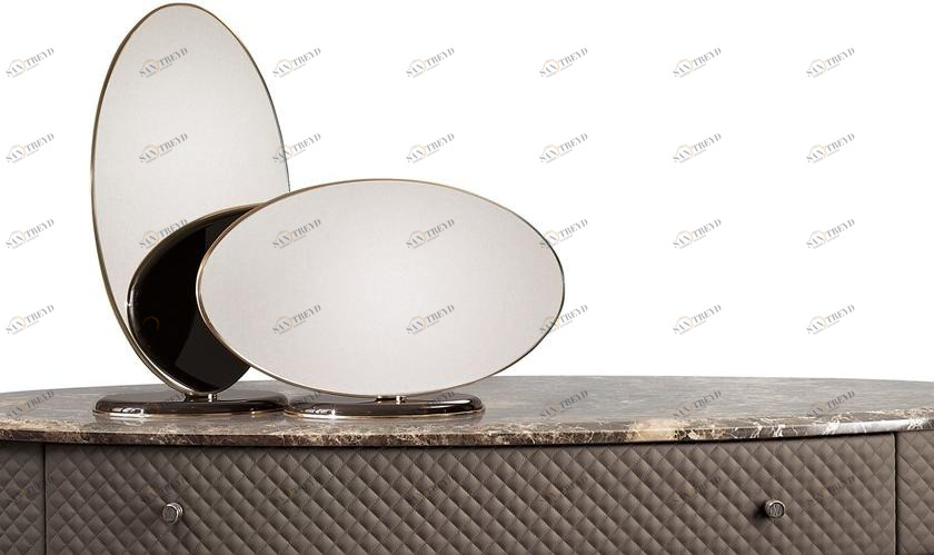 VOLPI Зеркало настольное овальное в раме Luigi volpi Lv-53002.o/.v