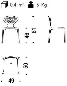 Штабелируемый стул из полипропилена Supernatural Santreyd sun-id-1426871 - Вид №31