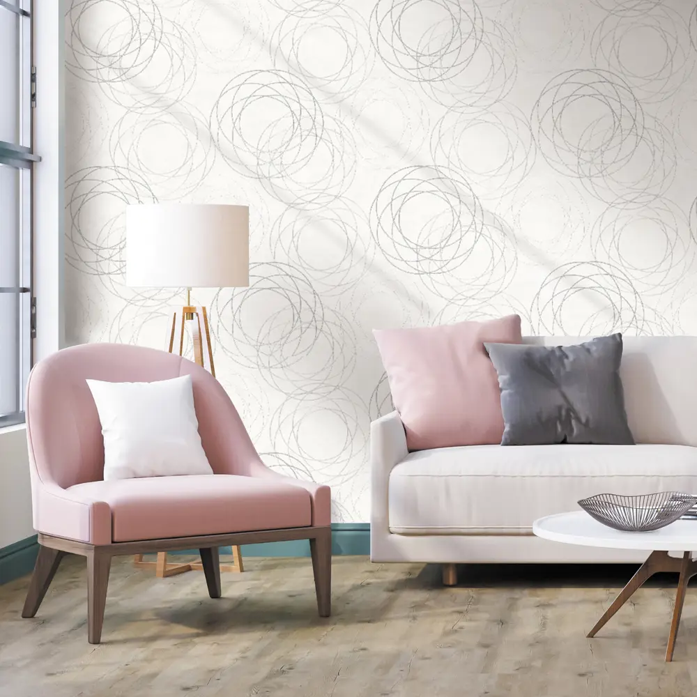 Флизелиновые обои Артекс Фокус белые 1.06 м 89400269 STLM-1524974 - Вид №4