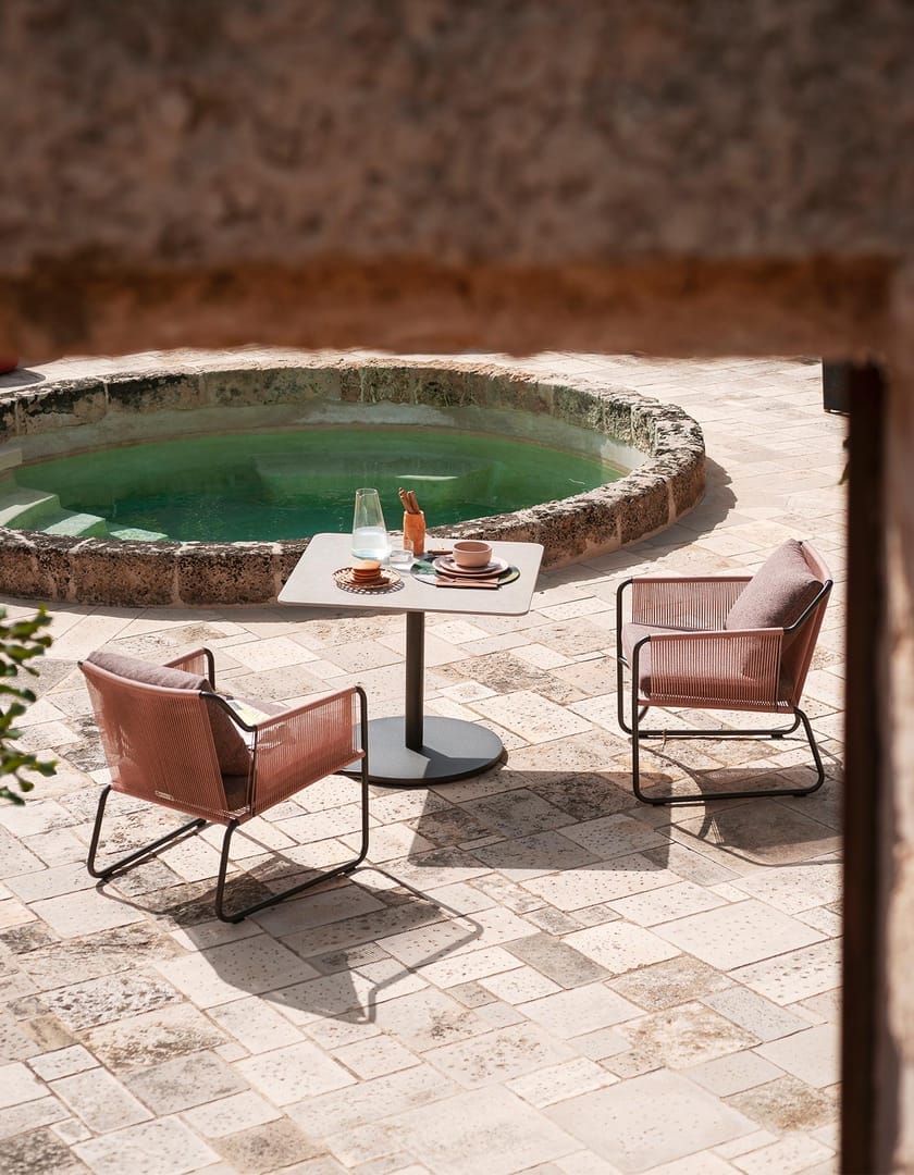 Низкий круглый садовый столик RODA Button ARCH-00060814 - Вид №3