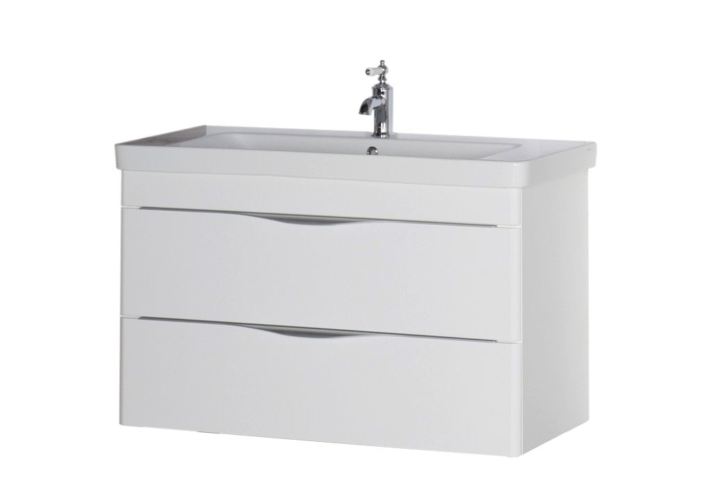 Тумба с раковиной Aquanet Орлеан 105 белый 0018308300182313 - Вид №4