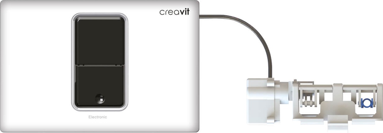 Панель управления с белым фотоэлементом + подвижный рычаг с электроприводом / FP8003.00 Creavit  - Вид №1