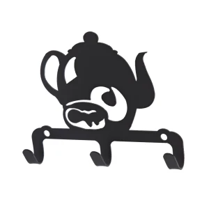 Крючок трёхрожковый DuckandDog «Чайник», сталь, матовый чёрный