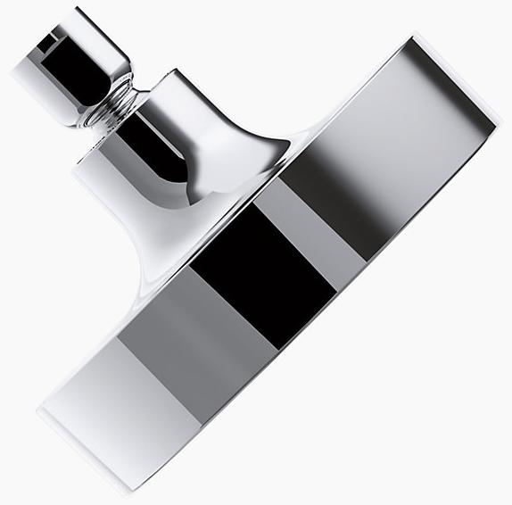 KOHLER Однофункциональная настенная душевая лейка Purist 2,5 галлона в минуту с технологией всасывания воздуха Katalyst K-965-AK-BN  - Вид №3