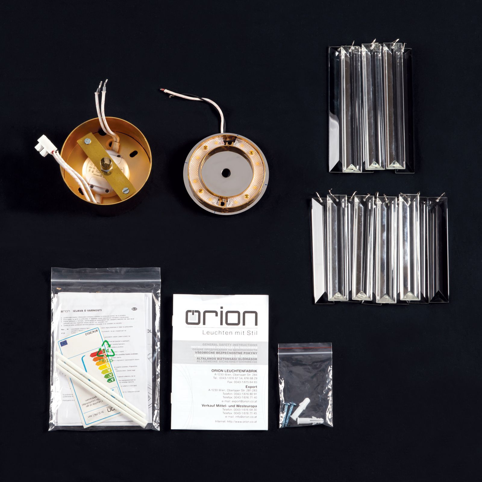 Кристалл светодиодный потолочный светильник Orion PRISM ARCH-00096259 - Вид №4