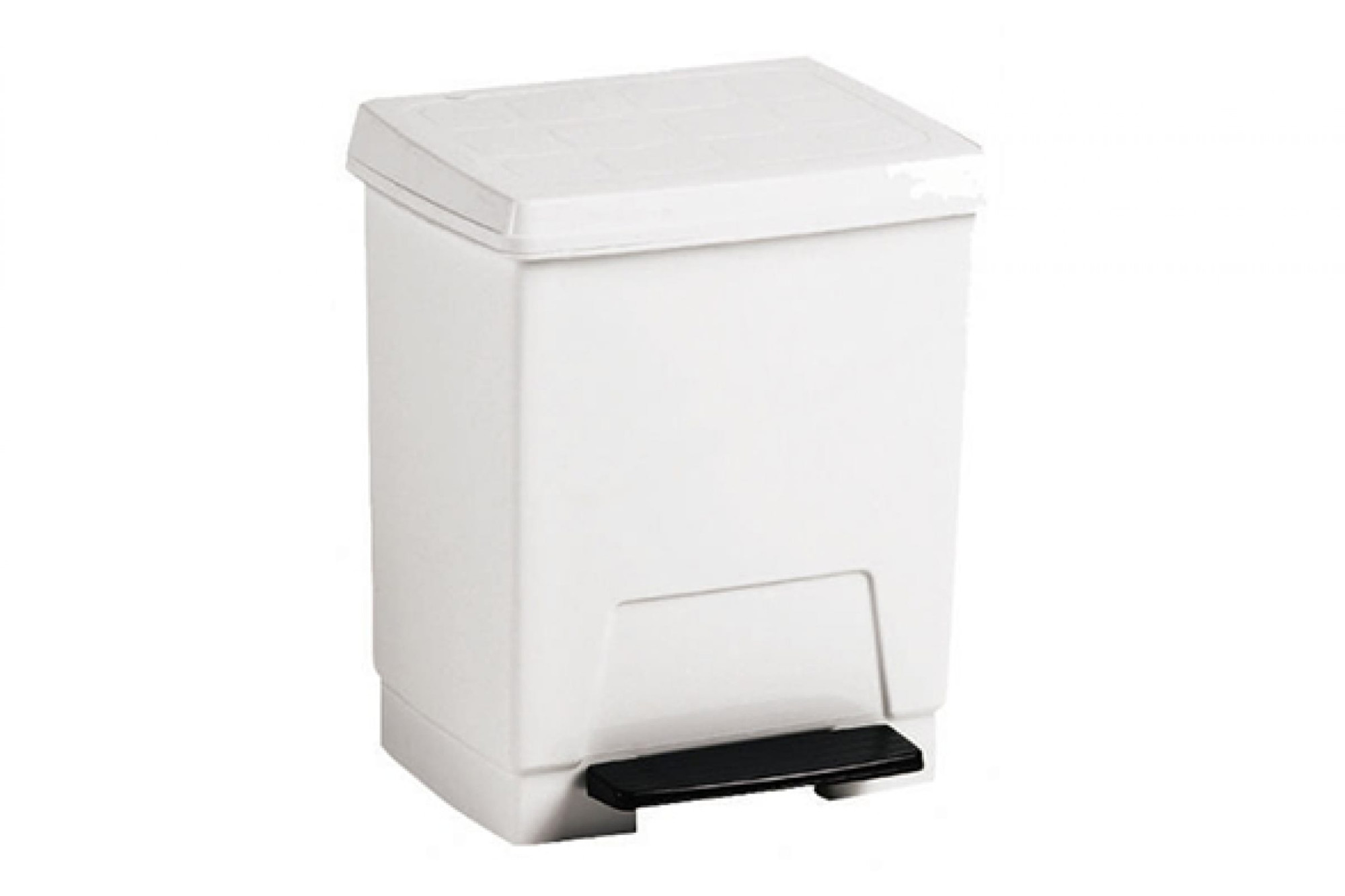 16365580 Пластиковый контейнер для мусора белый, 8 л 14025.W Nofer Santreyd 