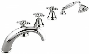 Rubinetteria Giulini Комплект для ванны на 5 отверстий с ручным душем Parigi 7360