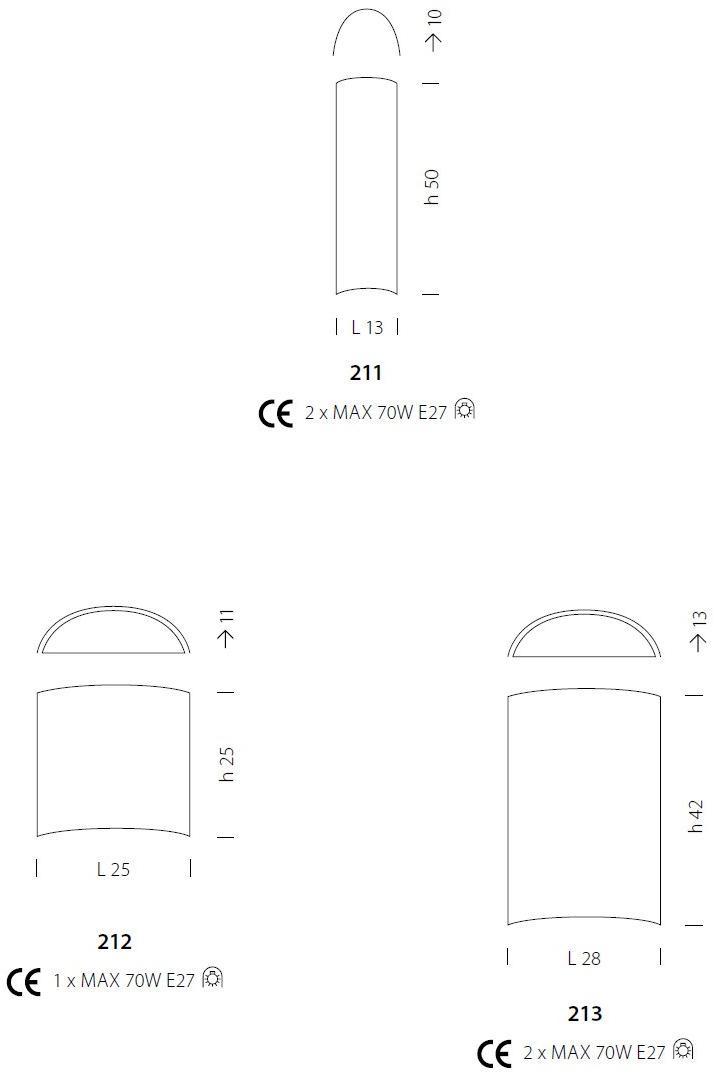 Sylcom Стеклянный потолочный светильник Orseolo 211/212/213 - Вид №2
