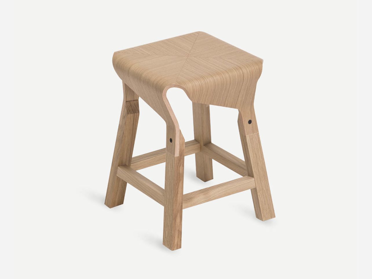 Деревянный низкий стул с подставкой для ног Vergés Naoshima ARCH-00055784 - Вид №1