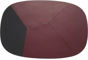 ManifestoDesign Овальный коврик ручной работы из кожи