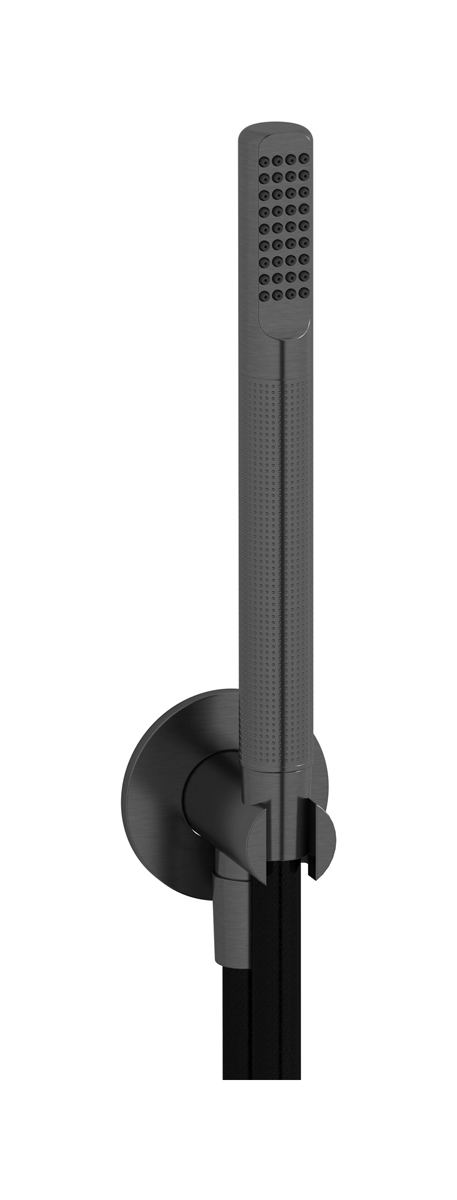 Ручной душ. WE ARE IB c6022cs_2 Brushed Black Chrome C-67