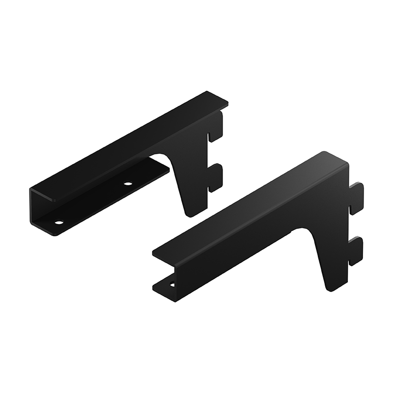 Кронштейны для ЛДСП , 150x70x18 мм, черный, 2 шт LJPS0338 Public Steel Россия 