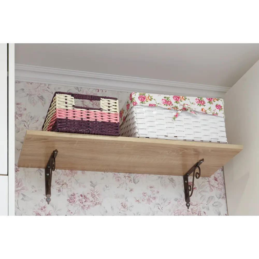 Корзина Ива с декоративным чехлом 30x16x21 см ротанг цвет белый STORIDEA STLM-2017609 - Вид №5